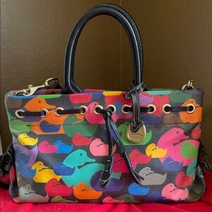 Dooney & Bourke Wonder Duck Multicolor Bag VINTAGE